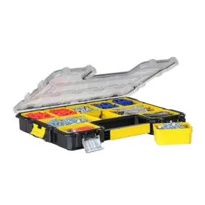 Органайзер STANLEY "FATMAX SHALLOW PRO METAL LATCH" професійний, 446x74x357мм, вологозахисний, пластмасовий з металевими замками. №4