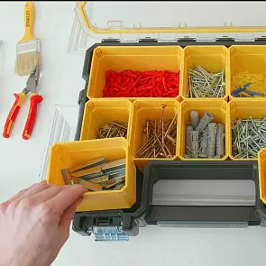 Органайзер STANLEY "FATMAX DEEP PRO METAL LATCH" профессиональный, 446x116х357мм, влагозащищенный, пластмассовый с металлическими замками. №15