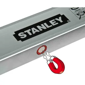 Рівень "Stanley Classic Box Level", магнітний, алюмінієвий корпус, 2 капсули, L=600 мм №8