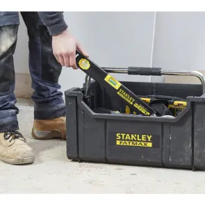 Уровень STANLEY "FatMax WATERFIT CLASSIC PRO", алюминиевый каркас, L = 400 мм, 2 капсулы. №9