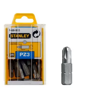 Біта STANLEY з шестигранним хвостовиком 1/4" Pz3, L=25мм, 25шт. №2
