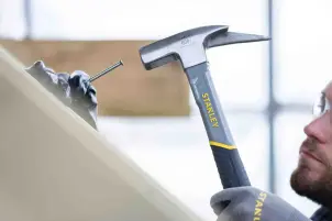 Молоток плотника STANLEY "LATHAMMER FIBERGLAS", стержень ручки из стекловолокна, вес головки 600 м №9