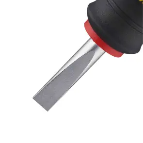 Отвертка STANLEY "FatMax® Stubby", укороченная с параллельным жалом под прямой шлиц SL6,5 х 30мм. №4