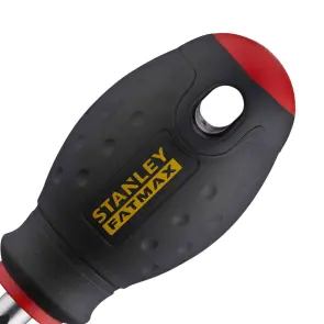 Отвертка STANLEY "FatMax® Stubby", укороченная с параллельным жалом под прямой шлиц SL6,5 х 30мм. №5