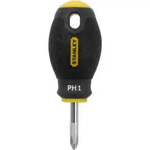 Отвертка STANLEY "FatMax", Ph1x30 мм, укороченная. №3