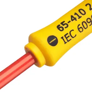 Отвертка электричество Stanley "Fatmax VDE 1000v" изолированная с жалом под прямой шлиц 2,5x50 мм. №7