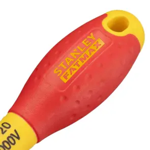 Отвертка электричество Stanley "Fatmax VDE 1000v" изолированная с жалом под прямой шлиц 2,5x50 мм. №9