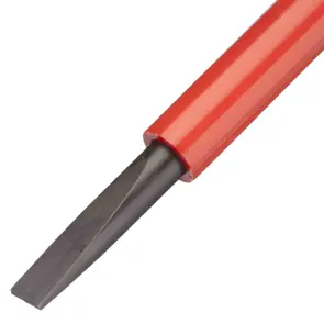 Отвертка электричество STANLEY "FatMax VDE 1000v" изолированная с жалом расширяющейся под шлиц SL3, 5х75мм №5