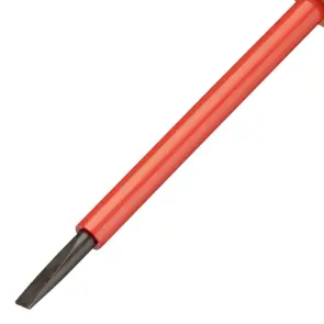 Отвертка электричество STANLEY "FatMax VDE 1000v" изолированная с жалом расширяющейся под шлиц SL3, 5х75мм №6