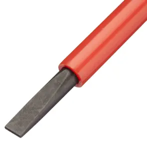 Отвертка электричество STANLEY "FatMax VDE 1000V" изолированная с жалом под прямой шлиц 4х100мм №5