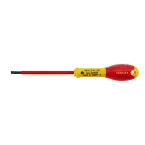 Отвертка электричество STANLEY "FatMax VDE 1000V" изолированная с жалом под прямой шлиц 4х100мм №11