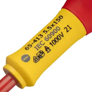 Викрутка електрика STANLEY "FatMax VDE 1000V" ізольована з жалом під прямий шліц 4х100мм(0-65-413) №5