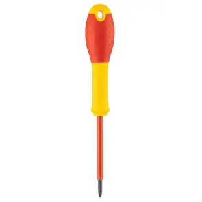 Викрутка електрика STANLEY "FatMax VDE 1000V" ізольована з жалом під шліц Ph0х75мм №3
