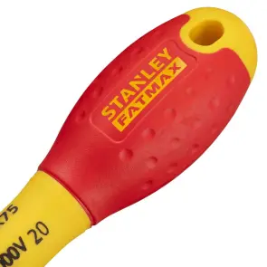 Викрутка електрика STANLEY "FatMax VDE 1000V" ізольована з жалом під шліц Ph0х75мм №8