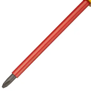 Викрутка електрика STANLEY "FatMax VDE 1000V" ізольована з жалом під шліц Ph2х125мм №6