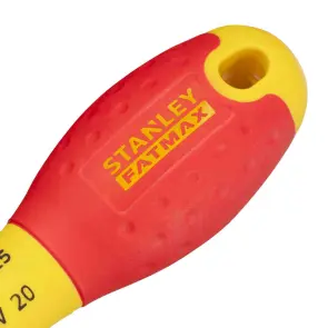 Викрутка електрика STANLEY "FatMax VDE 1000V" ізольована з жалом під шліц Ph2х125мм №8