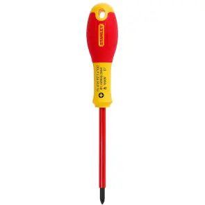 Викрутка електрика STANLEY "FatMax VDE 1000V" ізольована з жалом під шліц Pz1х100мм №3