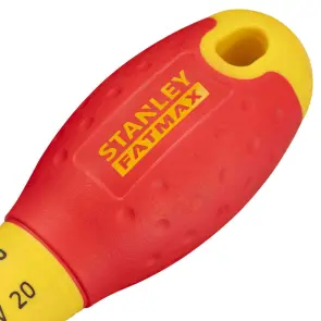 Викрутка електрика STANLEY "FatMax VDE 1000V" ізольована з жалом під шліц Pz1х100мм №6