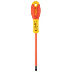 Викрутка електрика STANLEY "FatMax VDE 1000V" ізольована з жалом під шліц Pz2х125мм №2