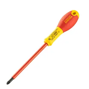 Викрутка електрика STANLEY "FatMax VDE 1000V" ізольована з жалом під шліц Pz2х125мм №4