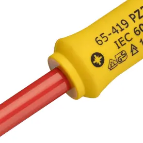 Викрутка електрика STANLEY "FatMax VDE 1000V" ізольована з жалом під шліц Pz2х125мм №7