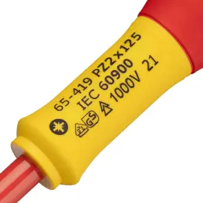 Викрутка електрика STANLEY "FatMax VDE 1000V" ізольована з жалом під шліц Pz2х125мм №8