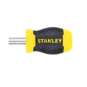 Викрутка - набір STANLEY "Multibit Stubby", L=95мм, 6 біт: Ph1, Ph2; Pz1, Pz2; SL 4.5 і 6мм. №3