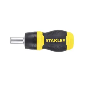Викрутка-набір STANLEY"Multibit Stubby", L=120мм, реверсивна, 6 біт: Ph1, Ph2; Pz1, Pz2; SL4.5 і 6мм. №3