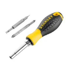 Викрутка - набір STANLEY "6 Way", з бітами, 3 шт. №5
