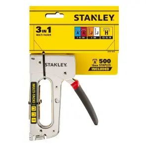 Степлер STANLEY "Light Duty TR120" для скоб типу "А", "Н" (4-10 мм) і цвяхів типу "J" (10 мм). №7