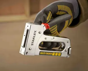 Степлер STANLEY "Light Duty TR120" для скоб типу "А", "Н" (4-10 мм) і цвяхів типу "J" (10 мм). №10