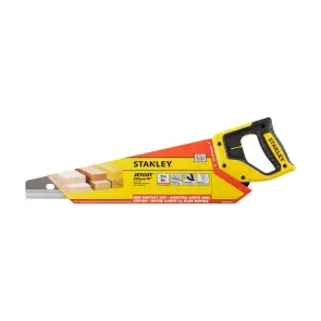 Ножовка STANLEY "Jet-Cut SP", длина 450мм, поперечный и продольный чистый разрез, 7 зубов на дюйм №4
