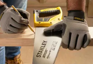 Ножовка STANLEY "Jet-Cut SP", длина 450мм, поперечный и продольный чистый разрез, 7 зубов на дюйм №6