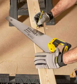 Ножовка STANLEY "Jet-Cut SP", длина 450мм, поперечный и продольный чистый разрез, 7 зубов на дюйм №7