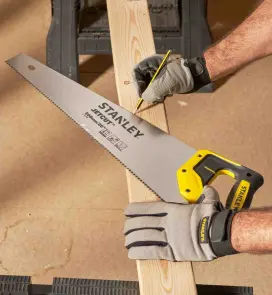 Ножівка STANLEY " Jet-Cut SP", довжина 500мм, поперечний і подовжній чистий розріз, 7 зубів на дюйм. №4