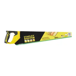 Ножовка STANLEY "Jet-Cut SP", длина 550мм, поперечный и продольный чистый разрез, 7 зубов на дюйм №4