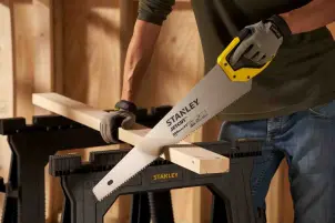 Ножовка STANLEY "Jet-Cut SP", длина 550мм, поперечный и продольный чистый разрез, 7 зубов на дюйм №5