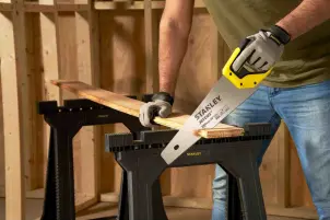Ножівка STANLEY "Jet - Cut Fine", довжина 380мм, поперечний і подовжній чистий розріз, 11 зубів на дюйм. №5