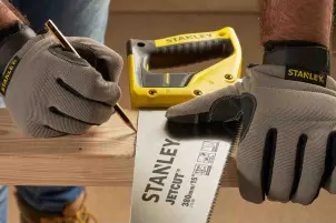 Ножівка STANLEY "Jet - Cut Fine", довжина 380мм, поперечний і подовжній чистий розріз, 11 зубів на дюйм. №6