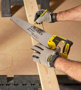 Ножівка STANLEY "Jet - Cut Fine", довжина 380мм, поперечний і подовжній чистий розріз, 11 зубів на дюйм. №7