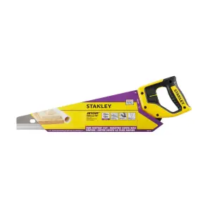 Ножовка STANLEY "Jet - Cut Fine", длина 450мм, поперечный и продольный чистый разрез, 11 зубов на дюйм. №4