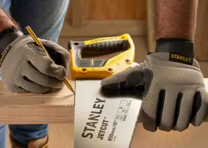 Ножовка STANLEY "Jet - Cut Fine", длина 450мм, поперечный и продольный чистый разрез, 11 зубов на дюйм. №6