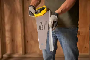 Ножовка STANLEY "Jet - Cut Fine", длина 500мм, поперечный и продольный чистый разрез, 11 зубов на дюйм. №6