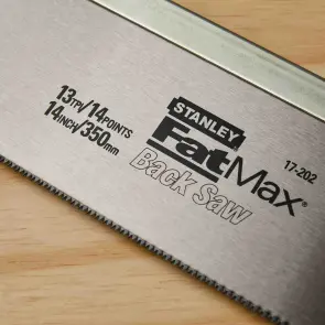 Ножівка STANLEY " FatMax" з обушком, довжина 350мм, 13 зубів "JETCUT HP" на дюйм. №5