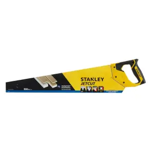 Ножовка STANLEY "Jet-Cut" по гипсокартону, длина 550мм, 7 зубов на дюйм, групповое расположение зубов. №4
