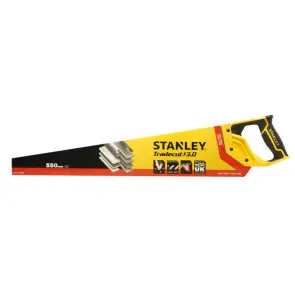Ножівка STANLEY "Tradecut" універсальна, з загартованими зубами, L = 550мм, 11 tpi. №6