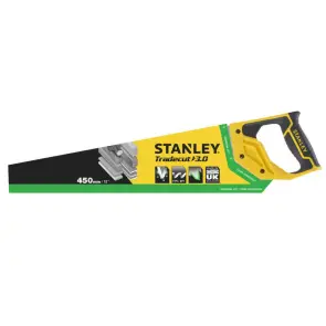 Ножовка STANLEY "Tradecut" универсальная, с закаленными зубьями, L = 450мм, 7 tpi. №5