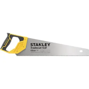 Ножовка STANLEY "Tradecut" универсальная, с закаленными зубьями, L = 450мм, 11 tpi №6