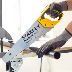 Ножовка STANLEY "Tradecut" универсальная, с закаленными зубьями, L = 380мм, 7 tpi. №7