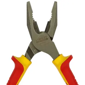 Плоскогубці електрика STANLEY "MaxSteel VDE 1000V" комбіновані ізольовані, L=200мм №3